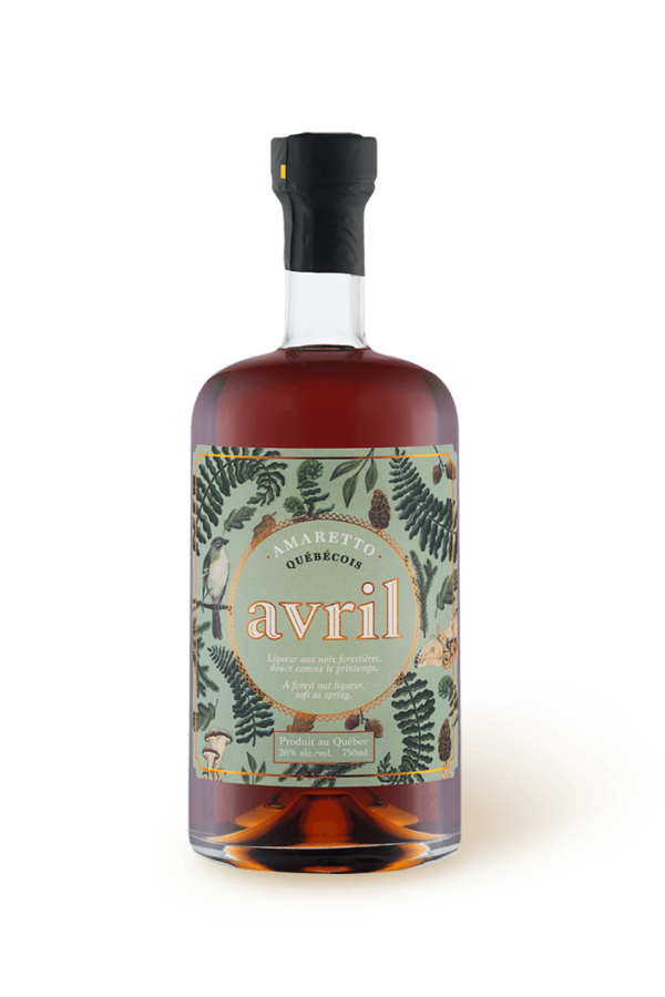 Avril - Amaretto à base de sirop d'érable - Distillerie Mariana